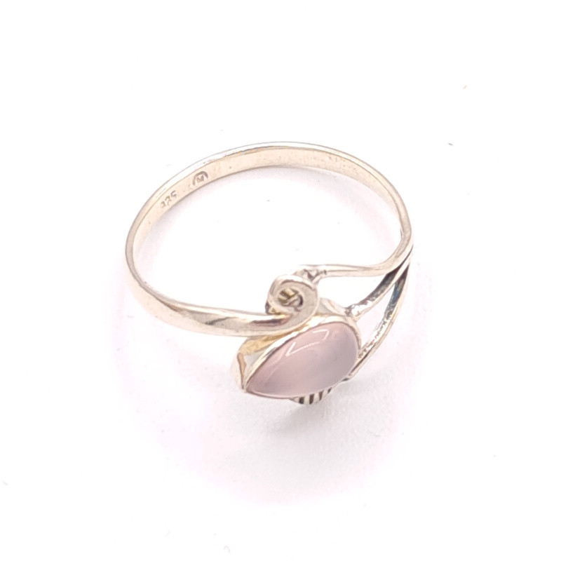 Bague Séville Quartz rose, argent 925