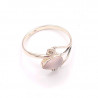 Bague Séville Quartz rose, argent 925